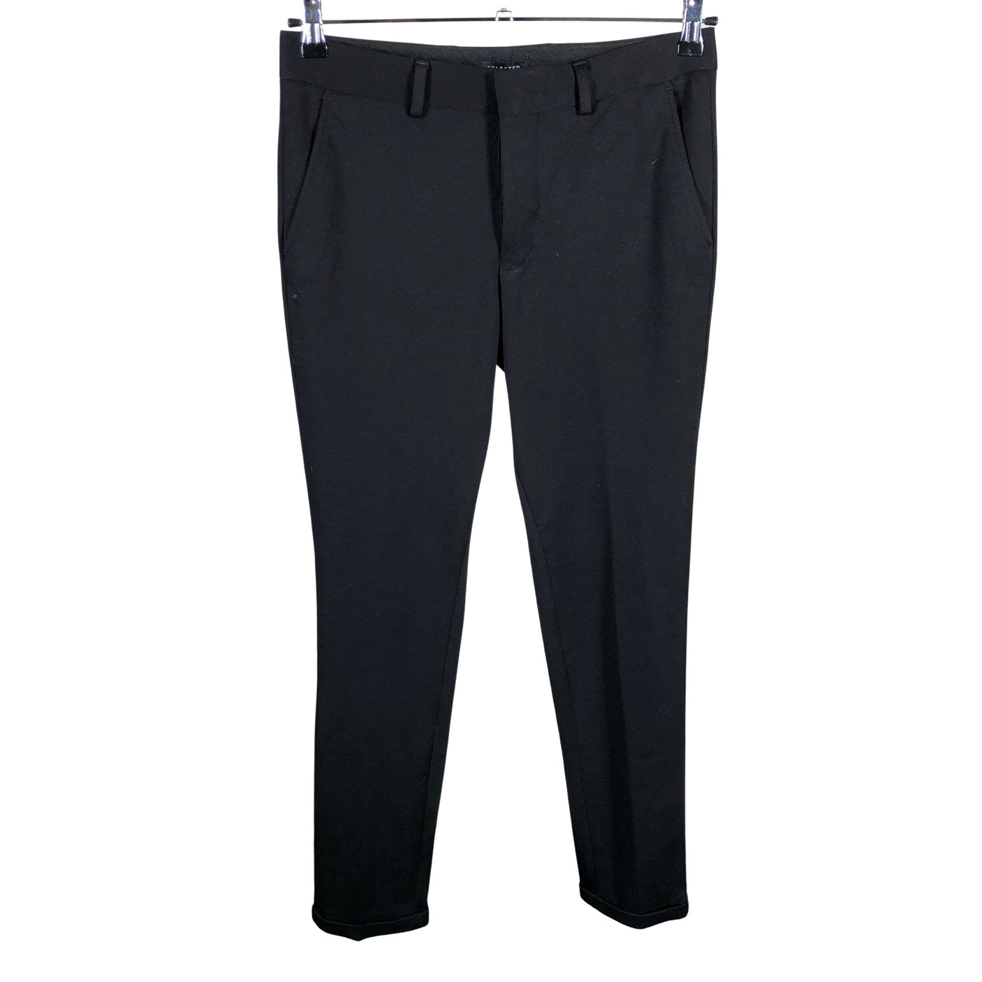 Unisex Selected - Chino-püksid, suurus S - Must (1)