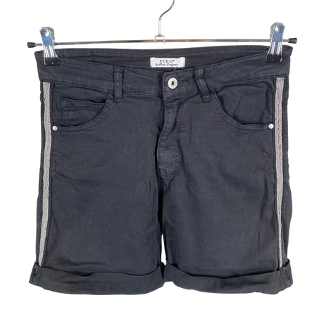 Unisex Piro - Teksast lühikesed püksid, suurus 36 - Must ()