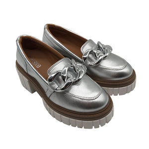 Unisex Vamsko - Mokassiinid, suurus 36 - Hõbe (3)