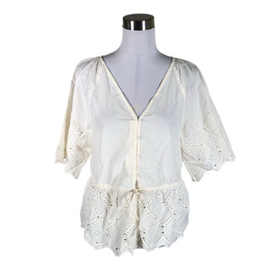Unisex Part two - Pluus, suurus 38 - Looduslik valge (1)