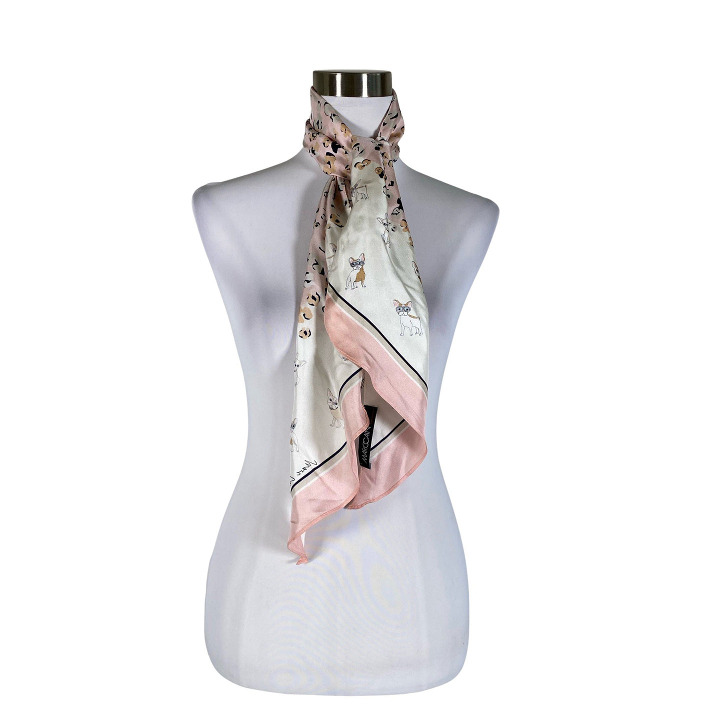 Unisex Marc Cain - Õhuke sall, suurus Mini - Heleroosa (1)