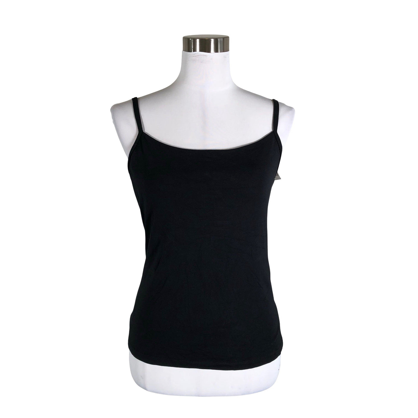 Unisex Lindex - Trikotaažist topp, suurus 38 - Must (1)