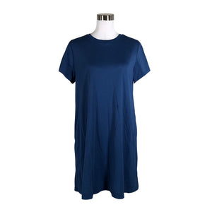 Unisex Uniqlo - Trikotaažist kleit, suurus 40 - Sinine (1)