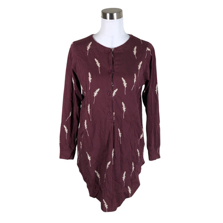 Unisex NOSH - Trikotaažist tuunika, suurus 36 - Veinipunane ()