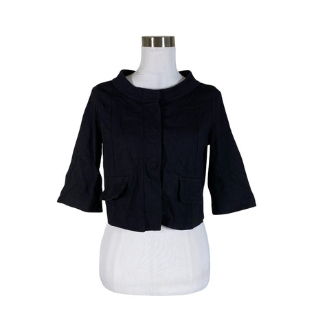 Unisex Schumacher - Trikotaažist boolero, suurus 40 - Must ()