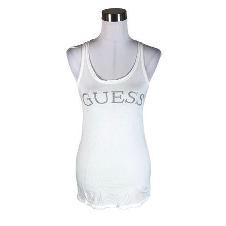 Unisex Guess - Trikotaažist topp, suurus 40 - Valge ()