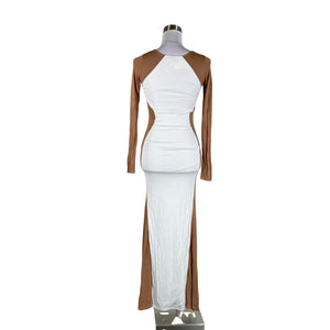 Unisex Rebecca Stella - Maksikleit, suurus 32 - Pruun (2)