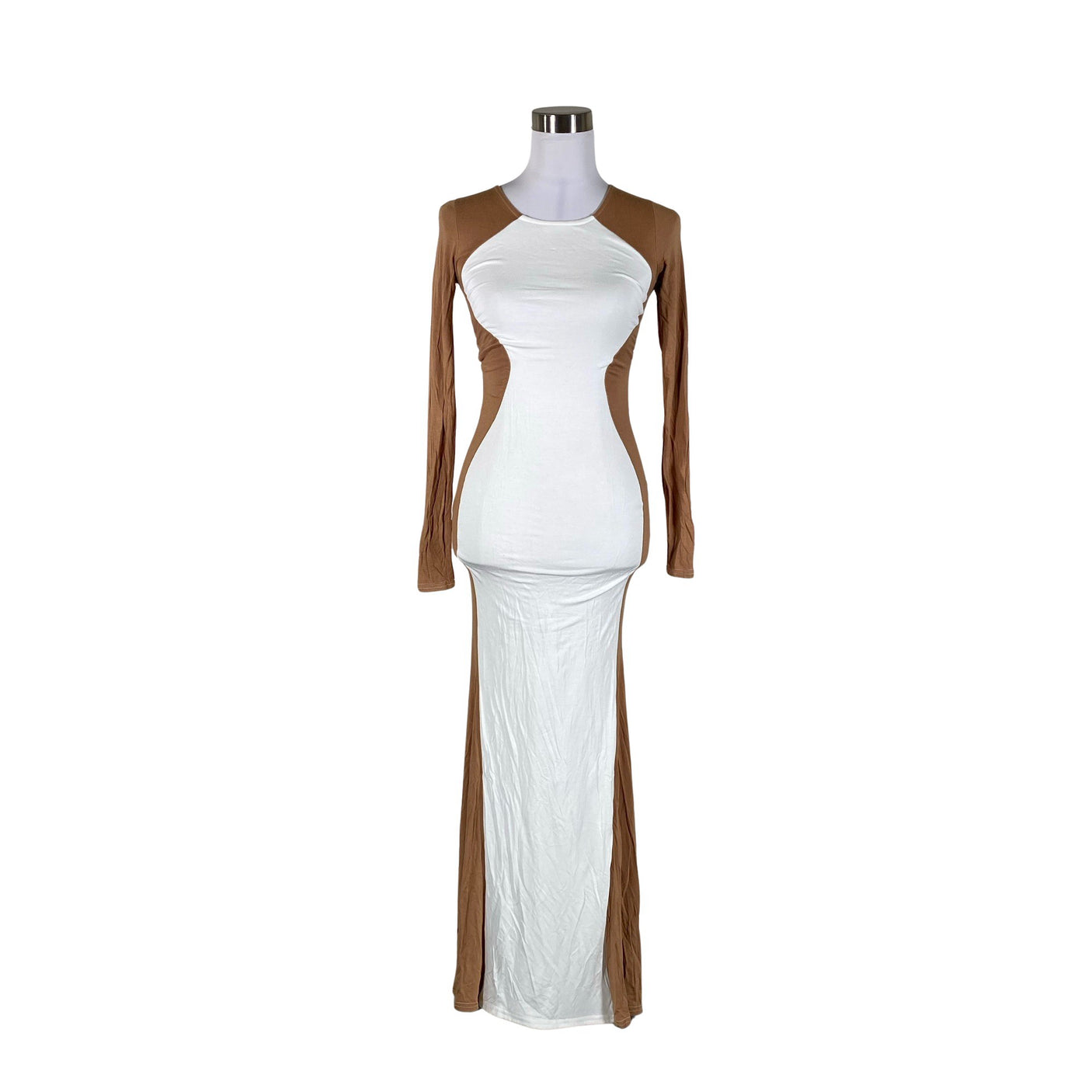 Unisex Rebecca Stella - Maksikleit, suurus 32 - Pruun (1)