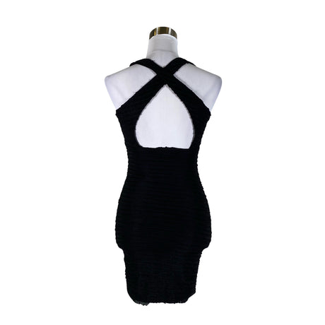 Unisex SisterS point - Trikotaažist kleit, suurus 34 - Must (2)
