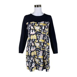 Unisex Huigee - Trikotaažist kleit, suurus 36 - Must (1)