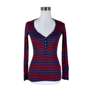 Unisex Tommy Hilfiger - Trikotaažist pluus, suurus 36 - Veinipunane (1)