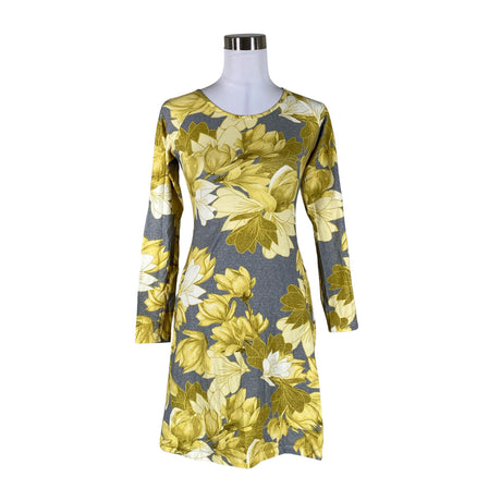 Unisex Taimi - Trikotaažist kleit, suurus 34 - Hall ()