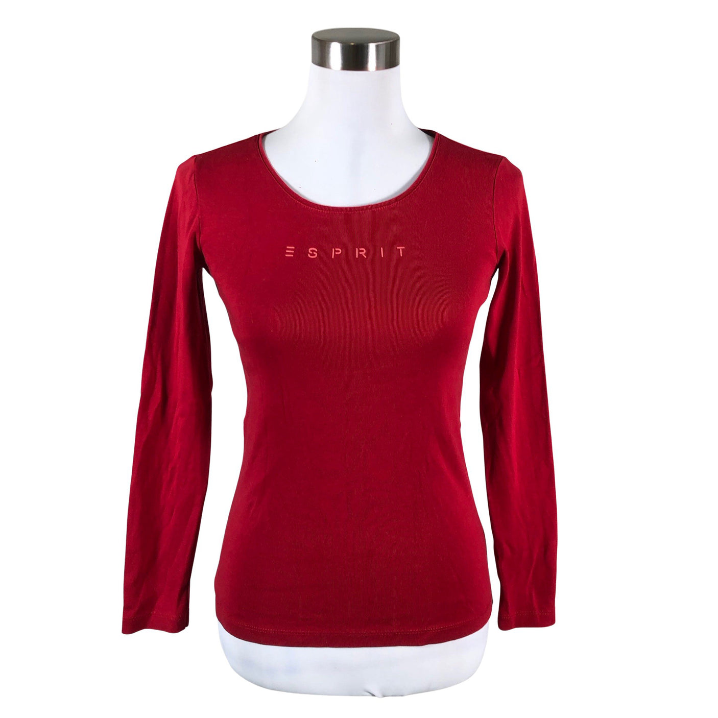 Unisex Esprit - Trikotaažist pluus, suurus 34 - Punane (1)