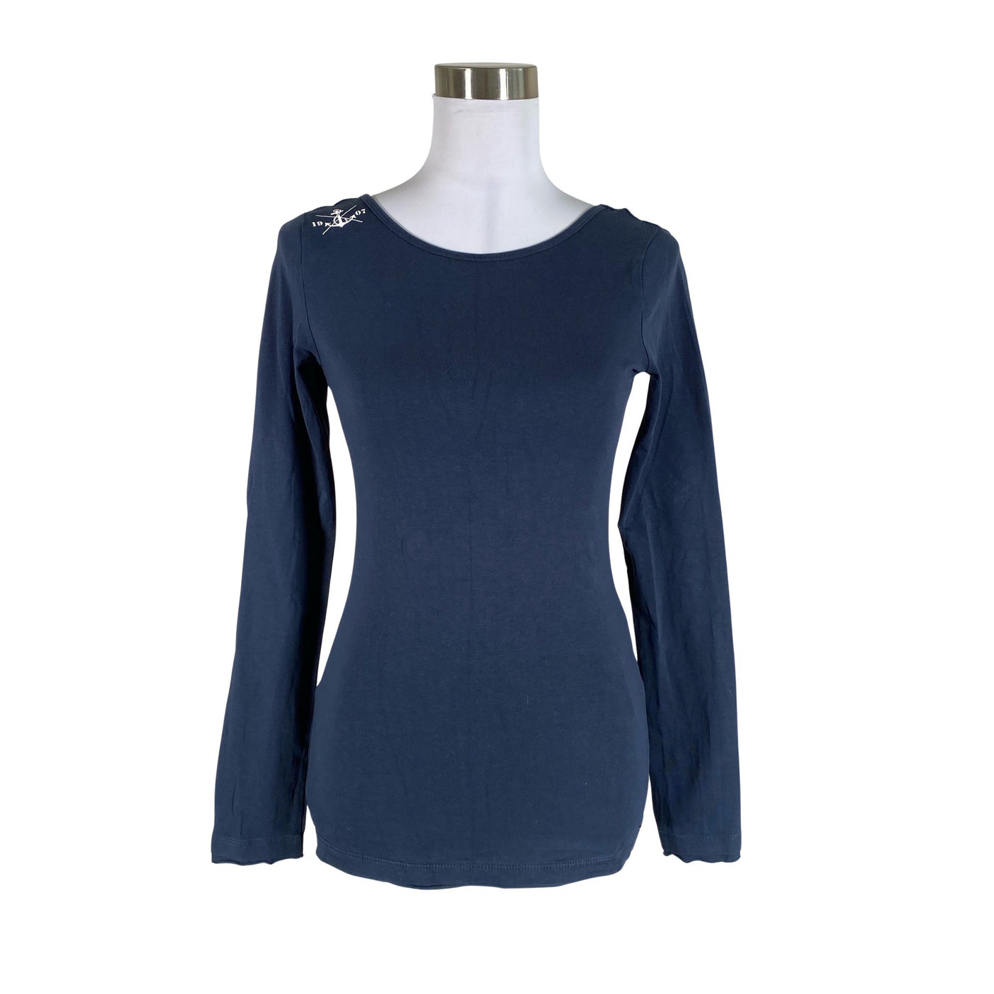Unisex Luhta - Trikotaažist pluus, suurus 34 - Sinine (1)