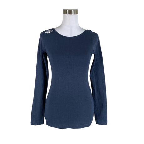 Unisex Luhta - Trikotaažist pluus, suurus 34 - Sinine ()