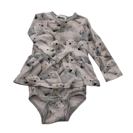 Unisex Molo Kids - Trikotaažist kleit, suurus 80 - 86 - Hall ()