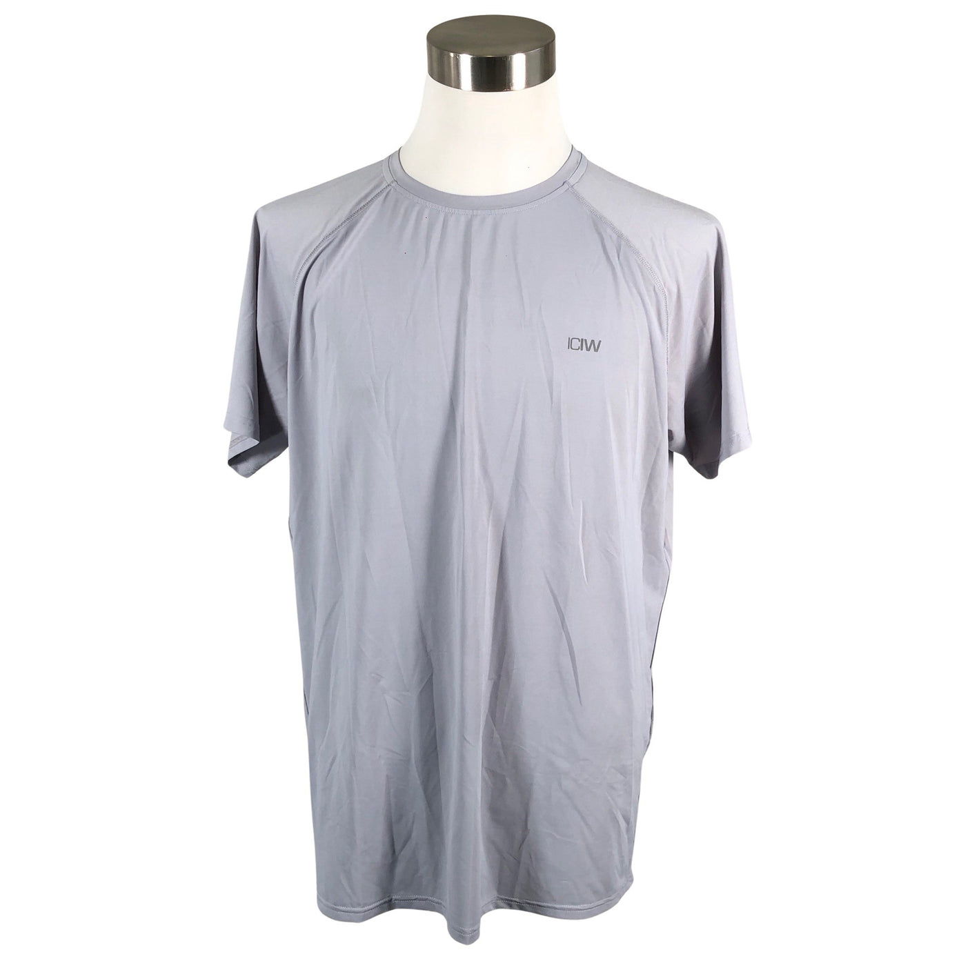 Unisex ICIW – Icaniwill - Spordisärk, lühikesed käised, suurus XL - Hall (1)