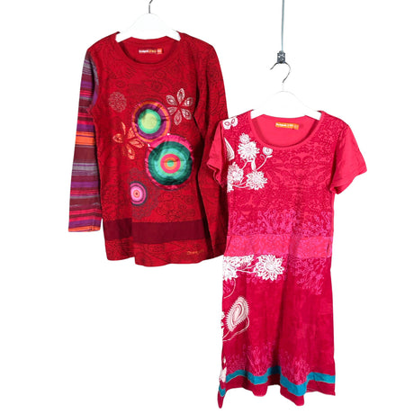 Unisex Desigual - Trikotaažist kleit, suurus 146 - 152 - Roosa ()