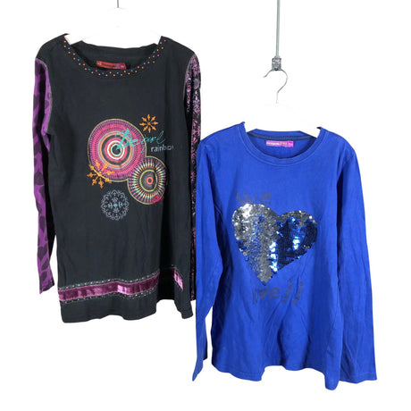 Unisex Desigual - Trikotaažist pluus, suurus 146 - 152 - Sinine ()