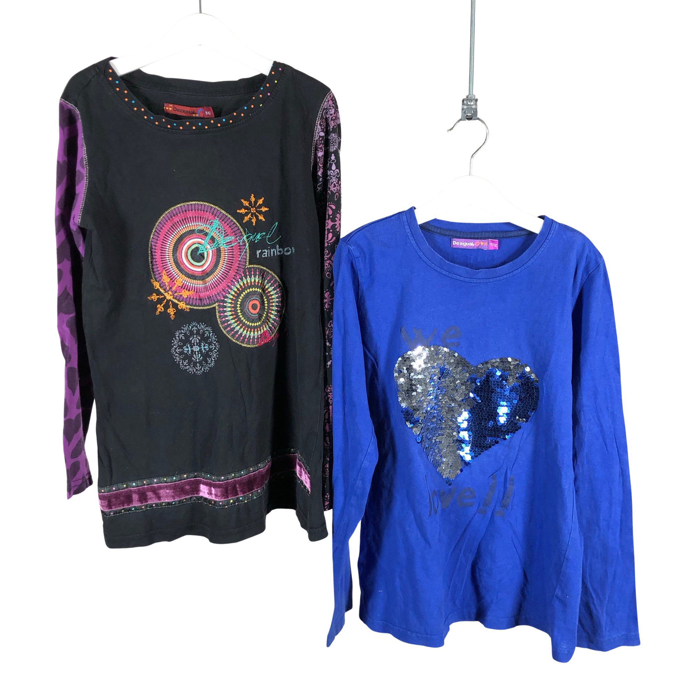 Unisex Desigual - Trikotaažist pluus, suurus 146 - 152 - Sinine (1)