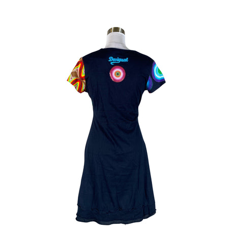 Unisex Desigual - Trikotaažist kleit, suurus 40 - Sinine (2)