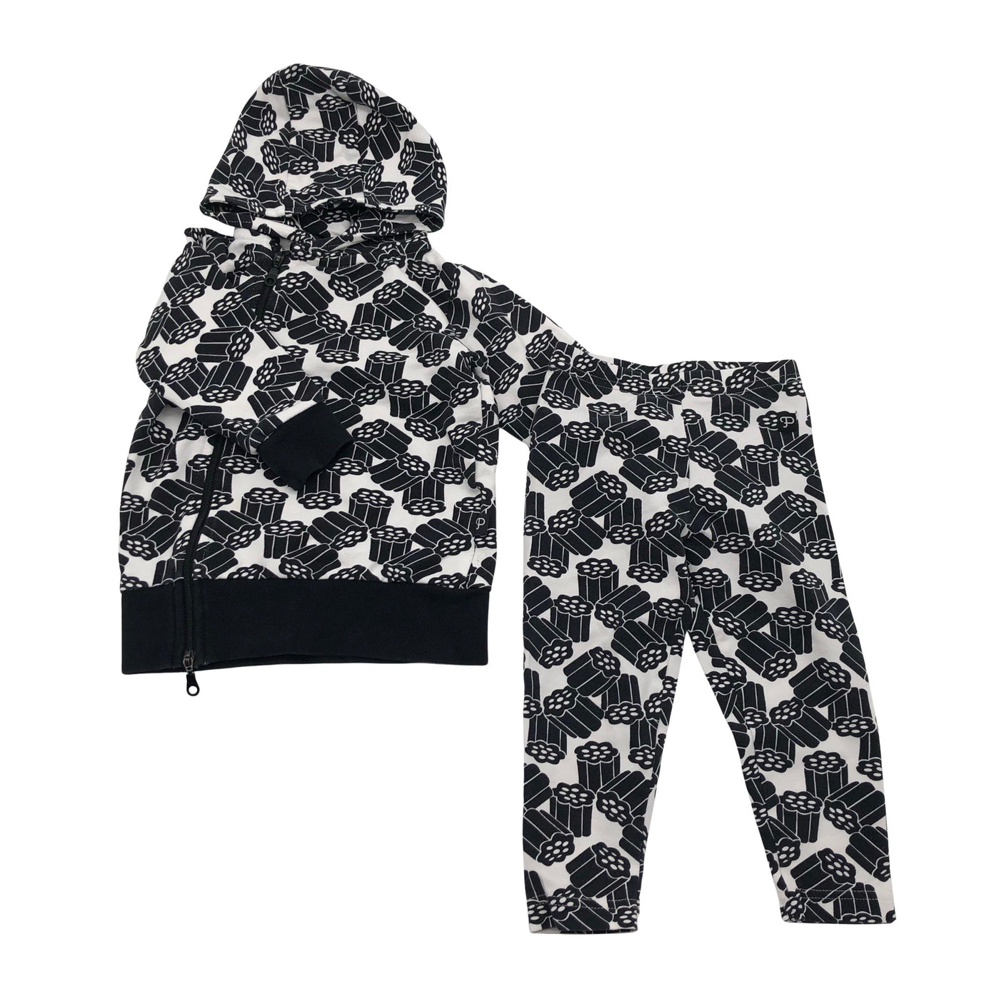 Unisex Pikkuset - Dressipluus, suurus 80 - 86 - Must (1)