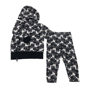 Unisex Pikkuset - Dressipluus, suurus 80 - 86 - Must (1)