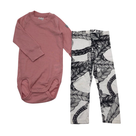 Unisex Polarn O. Pyret - Bodi, suurus 74 - 80 - Heleroosa ()