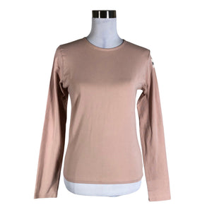 Unisex Burberry - Trikotaažist pluus, suurus 38 - Heleroosa (1)