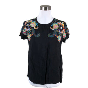 Unisex Desigual - Lühikeste käistega pluus, suurus 40 - Must (1)