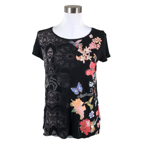 Unisex Desigual - T-särk, suurus 40 - Must ()