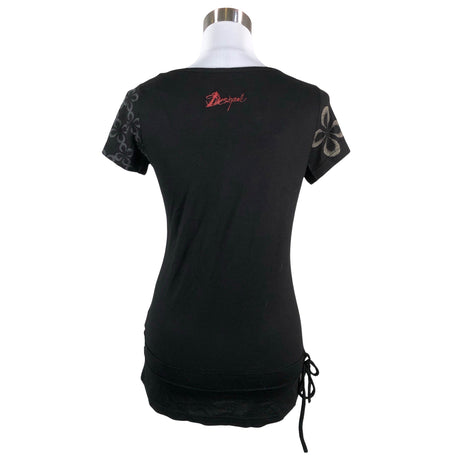 Unisex Desigual - T-särk, suurus 38 - Must (2)