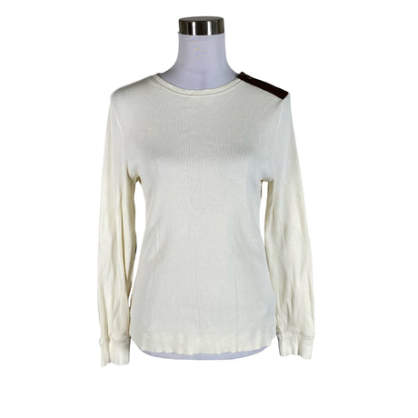 Unisex Lauren Ralph Lauren - Trikotaažist pluus, suurus 40 - Looduslik valge ()