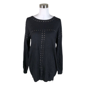 Unisex Guess - Kootud tuunika, suurus 40 - Must (1)