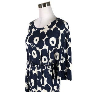 Unisex Marimekko - Trikotaažist kleit, suurus 40 - Valge (3)
