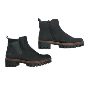 Unisex Rieker - Poolsaapad, suurus 39 - Must (1)