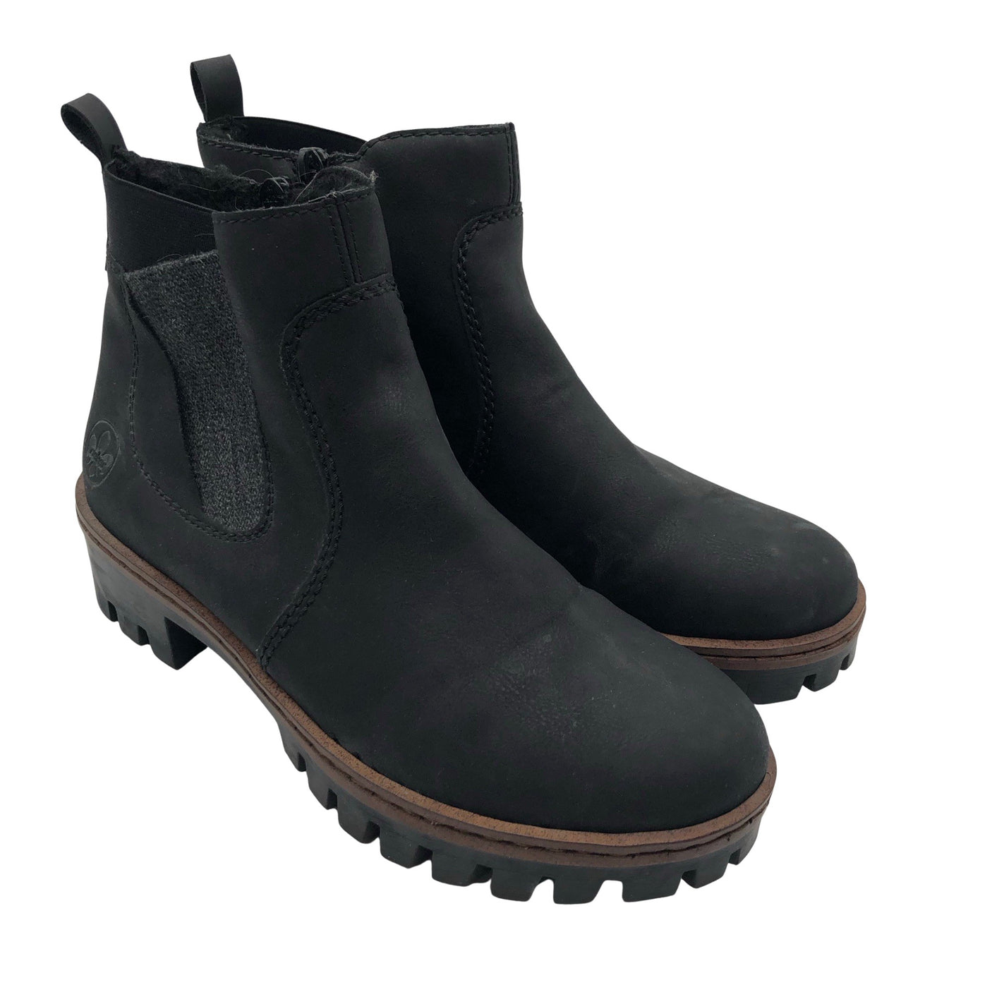 Unisex Rieker - Poolsaapad, suurus 39 - Must (2)