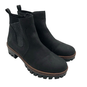 Unisex Rieker - Poolsaapad, suurus 39 - Must (2)