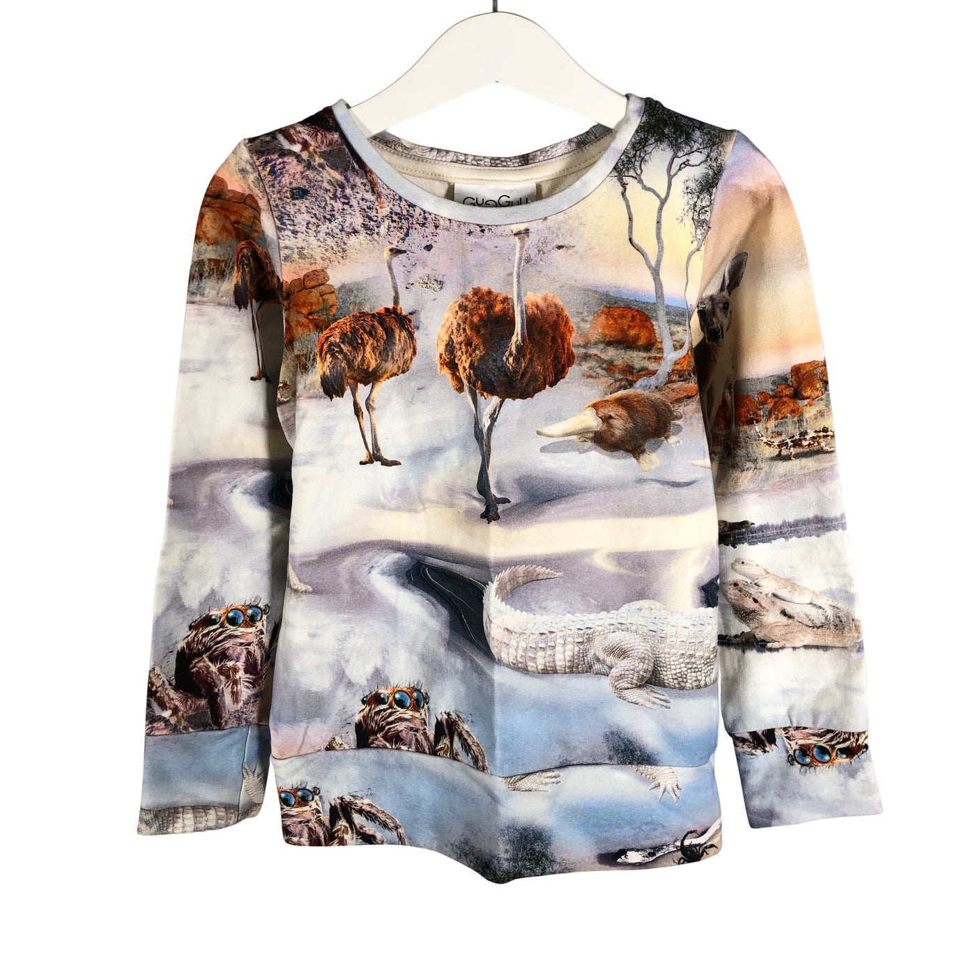 Unisex Gugguu - Dressikangast pluus, suurus 110 - 116 - Helesinine (1)