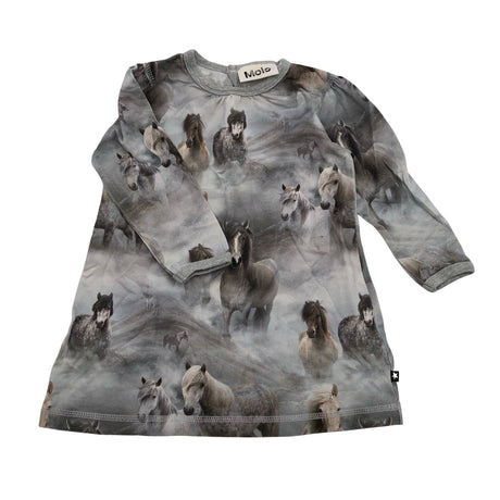 Unisex Molo Kids - Trikotaažist kleit, suurus 74 - 80 - Hall ()