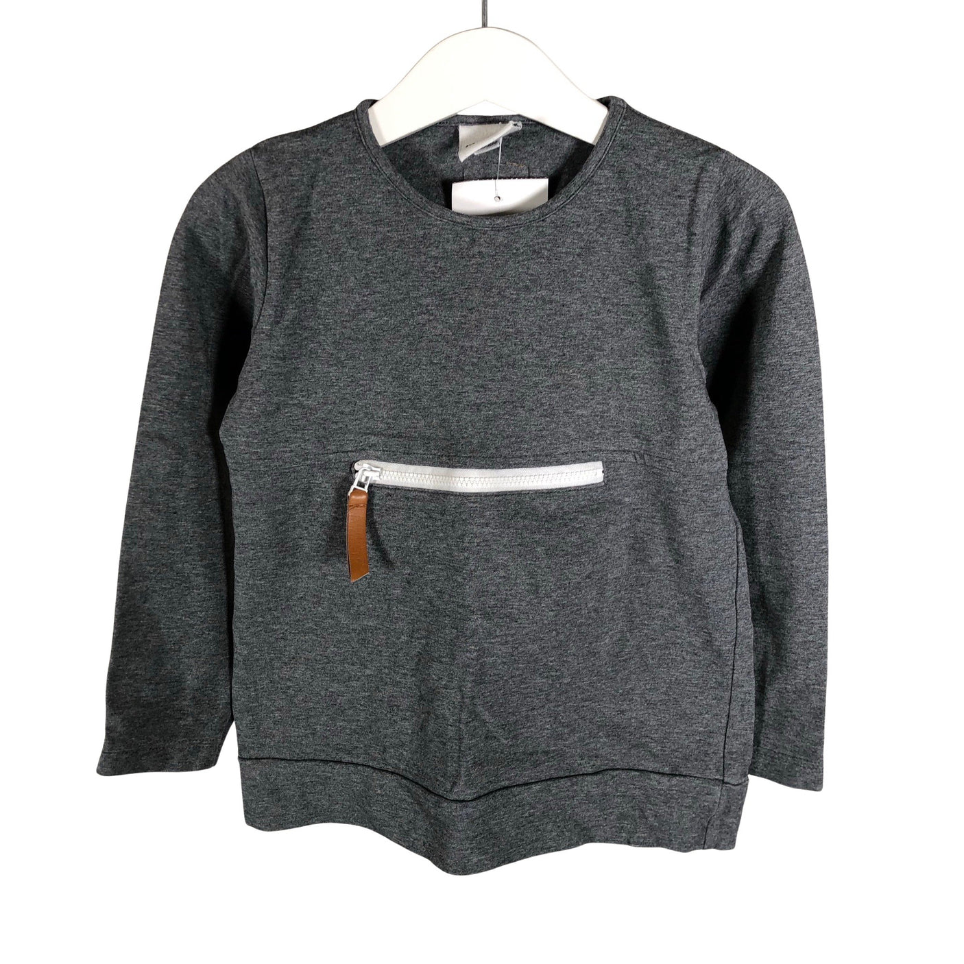 Unisex Metsola - Trikotaažist pluus, suurus 98 - 104 - Hall (1)