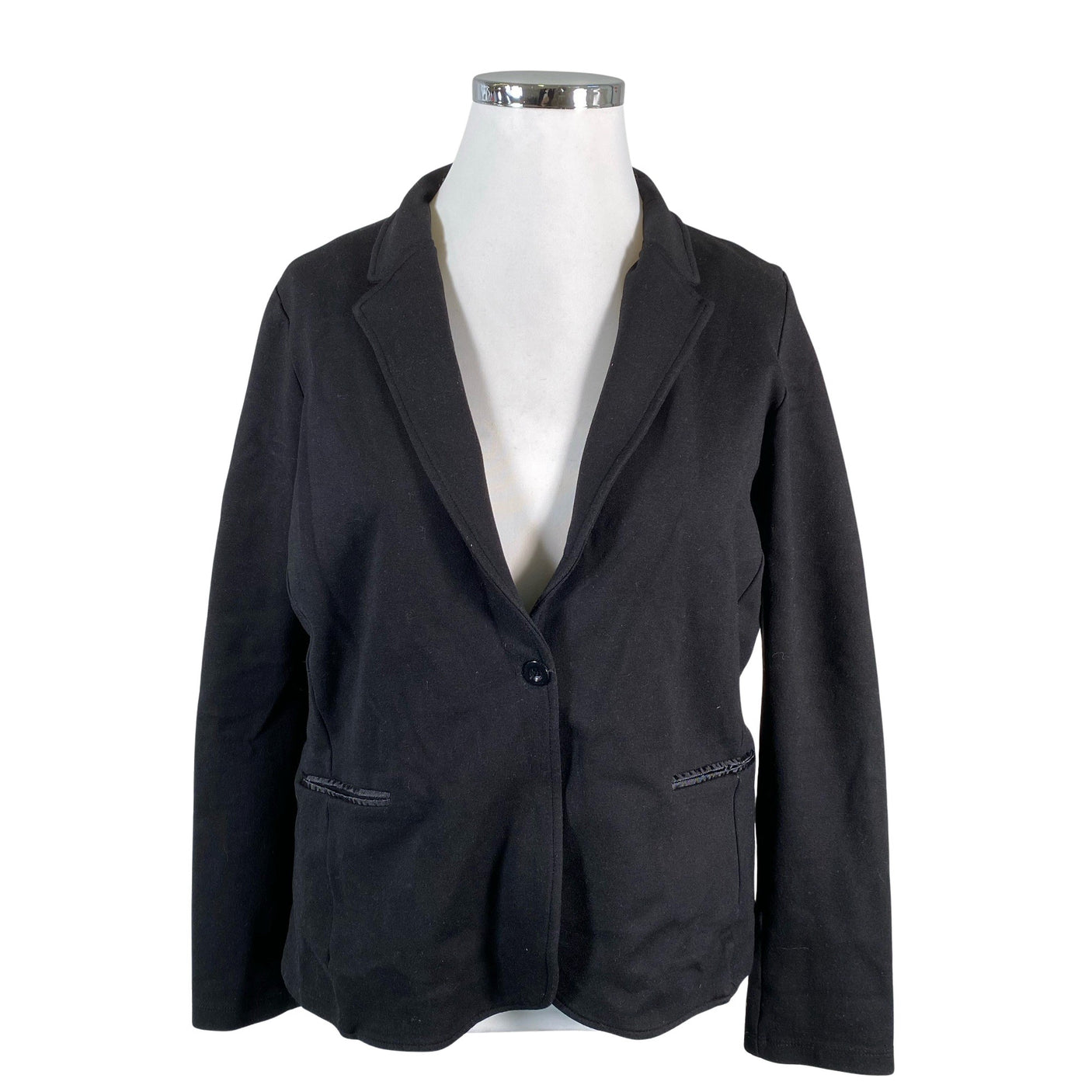 Unisex me&i - Dressikangast jakk, suurus 42 - Must (1)