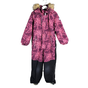 Unisex Reima - Talvekombinesoon, suurus 122 - 128 - Veinipunane (1)