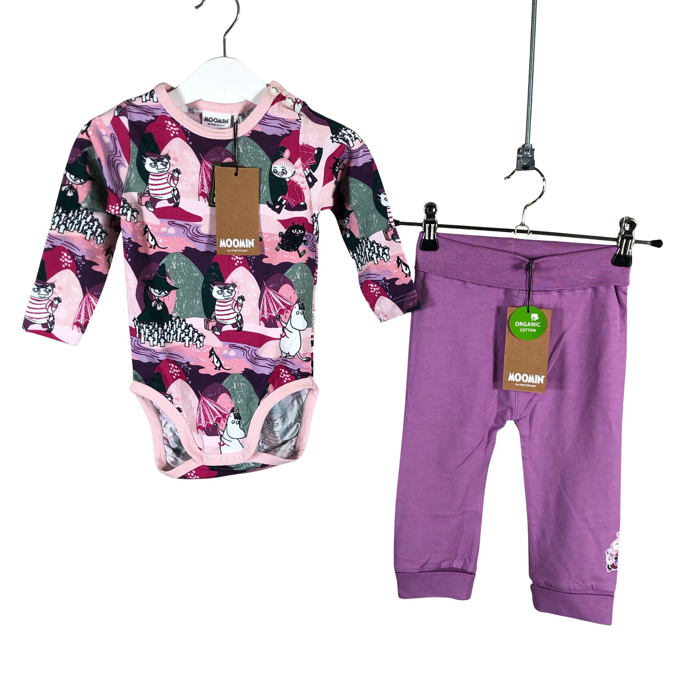 Unisex Martinex - Bodi, suurus 74 - 80 - Lilla (1)