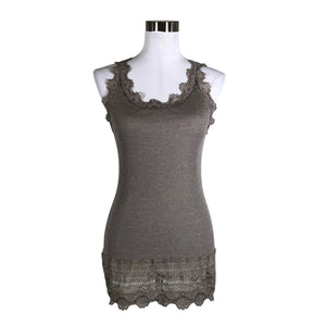 Unisex Rosemunde - Trikotaažist topp, suurus 40 - Hall (1)