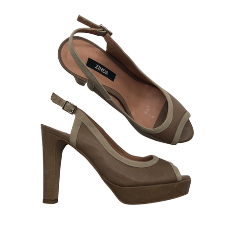 Unisex Zinda - Kontsaga rihmikud, suurus 38 - Pruun ()