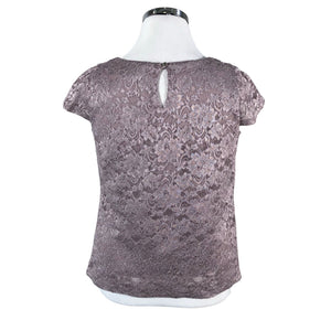 Unisex Billie&Blossom - Lühikeste käistega pluus, suurus 42 - Hall (2)