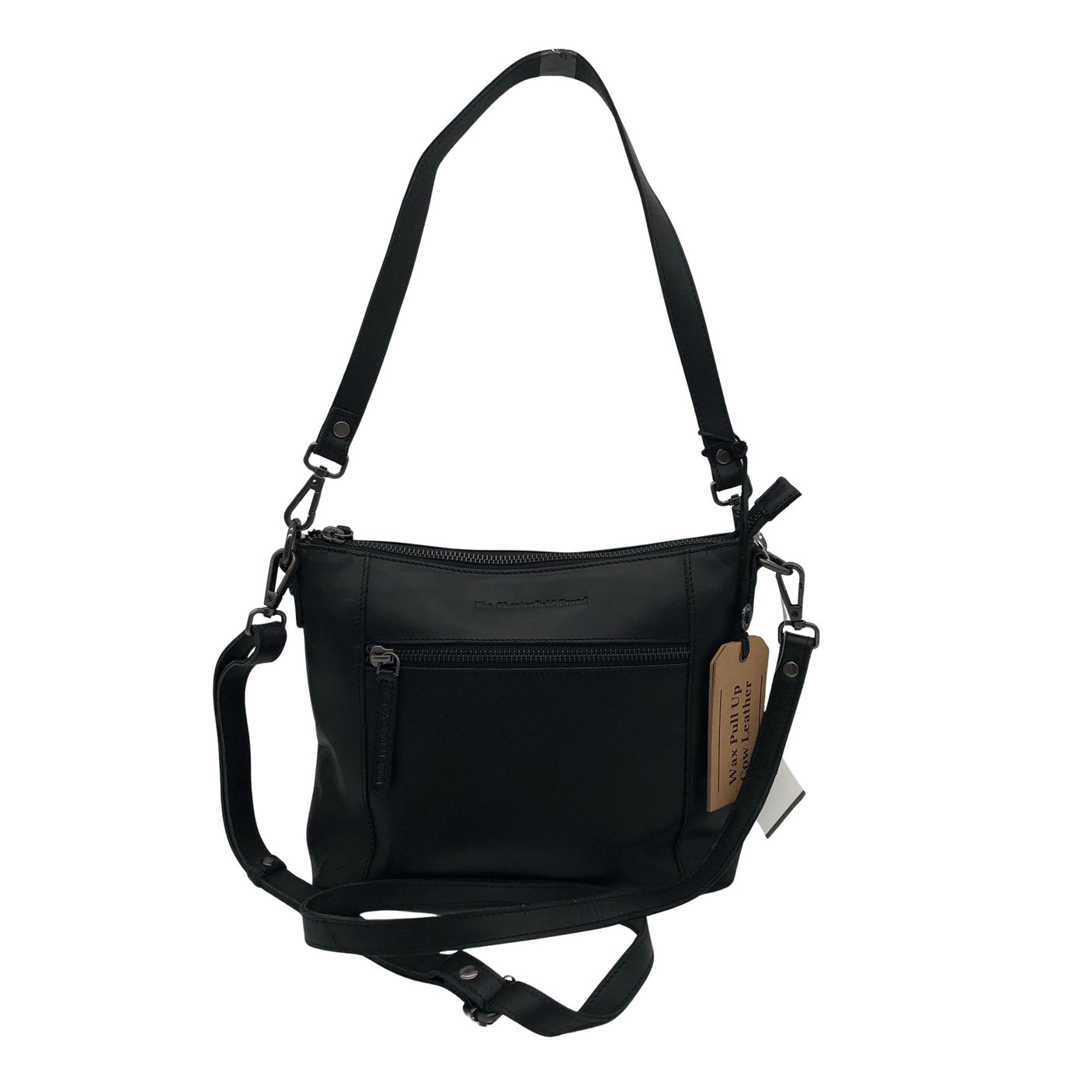 Unisex The Chesterfield Brand - Käekott, suurus Midi - Must (1)