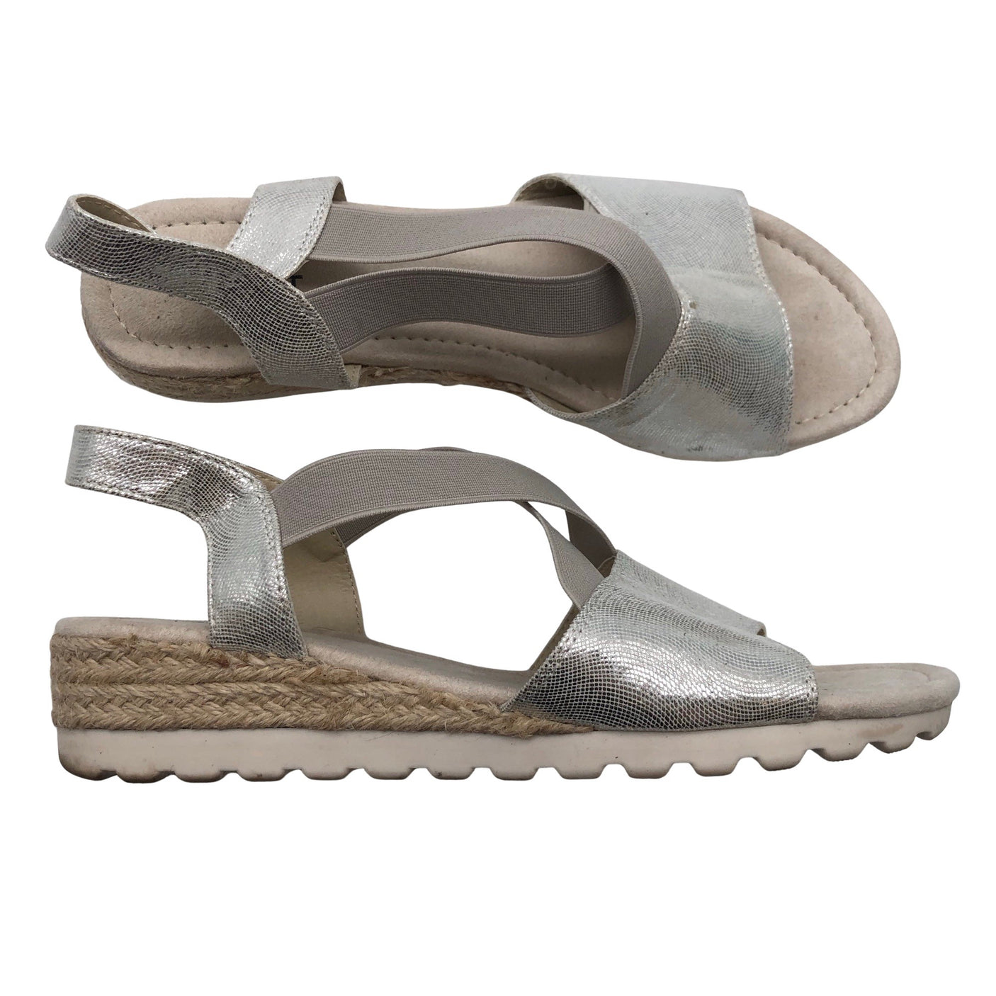 Unisex Migant - Kiilkontsaga rihmikud, suurus 41 - Hõbe (1)