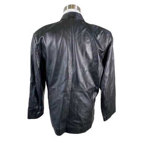 Unisex Kari Lepistö Leather - Nahktagi, suurus L - Must (2)